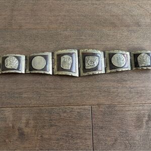 Vintage Taxco Warrior Silver and bronze Bracelet